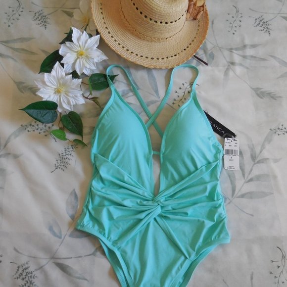La Blanca Swimsuit (6)  Aquamarine - Picture 3 of 6